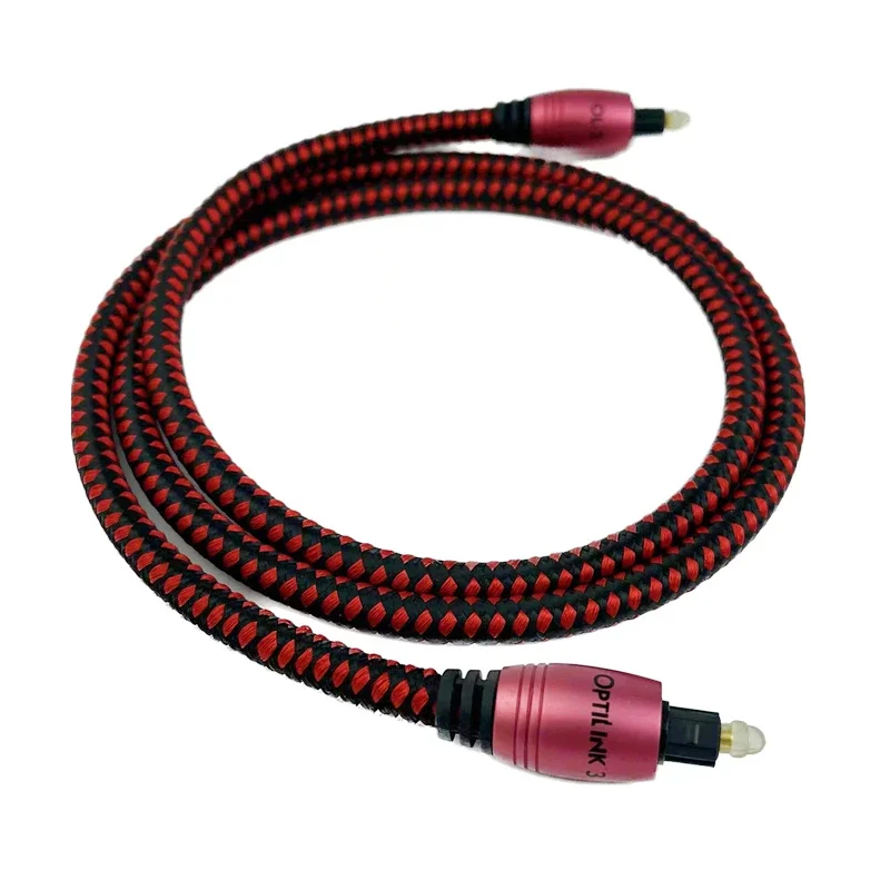Audiophile Optilink-3 Cable Toslink de Audio óptico Digital Cable de Audio de fibra óptica de alta gama para vídeo HiFi DVD TV DTS