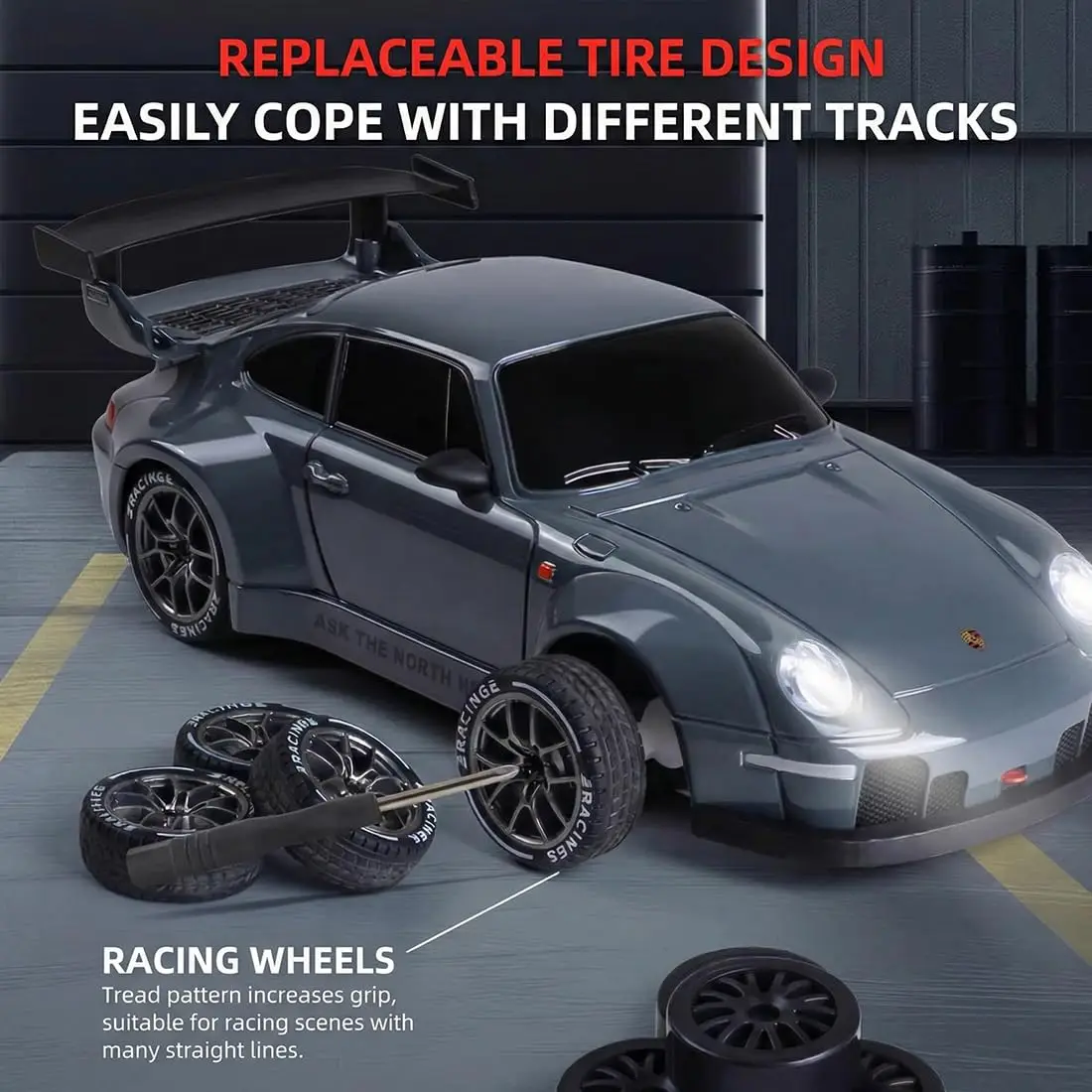 2.4GHz 4x4 Racing 1: 24 Speed Drive RC Drift Remote Control Car High-Speed Racing Car Children Kid Adult Toy Gift Christmas Gift