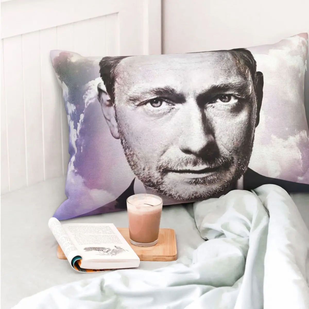 Housse de coussin rectangulaire Legend Christian Lindner Minister Of Finance, housse de coussin décorative pour chambre à coucher, lit, confort domestique