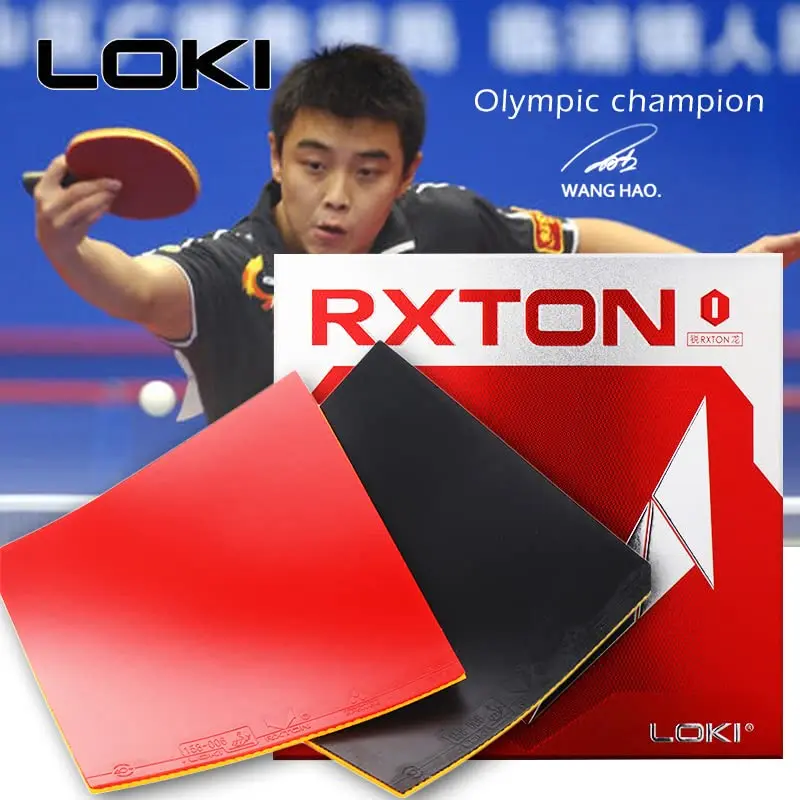 

Original LOKI RXTON 1 Table Tennis Rubber RXTON-1 Allround Spin Control Ping Pong Sponge Ping Pong Rubber with Powerful Elastic