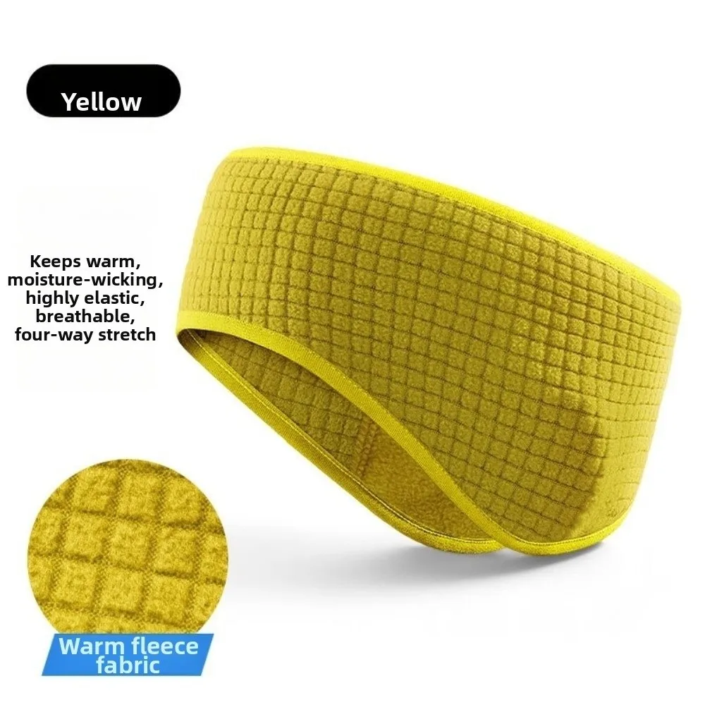 New Polyester Ear Warmer Headband Windproof Stretchable Thermal Headband Breathable Sweat Wicking Sports Headband Running