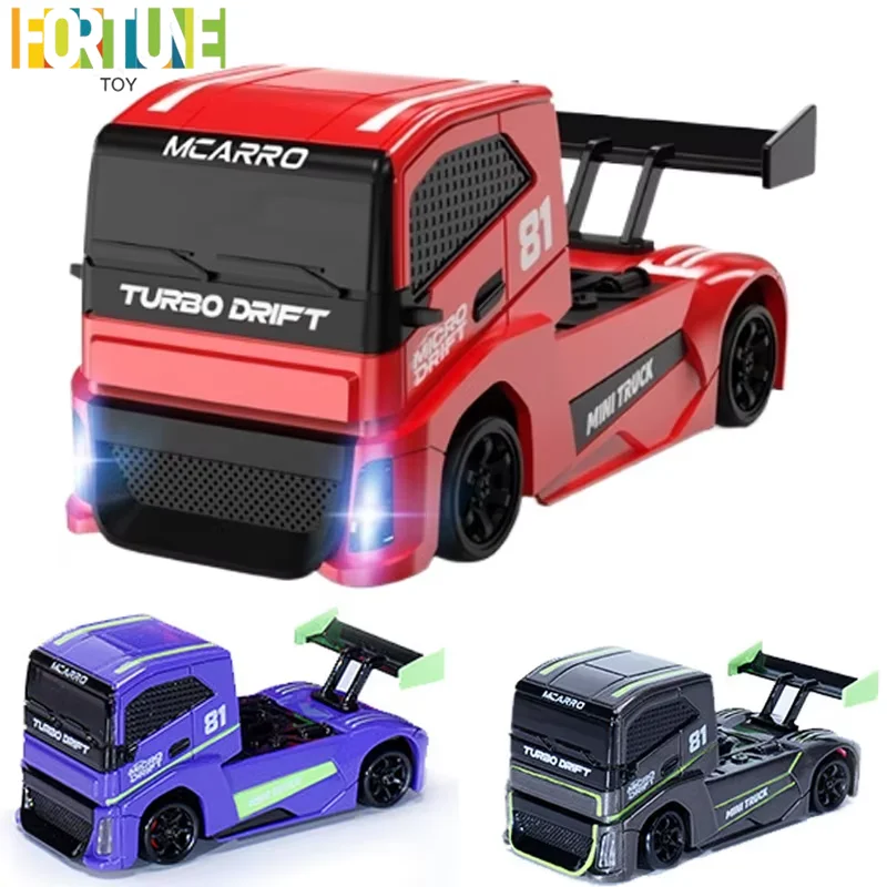 

Rc 1:87 Full Scale Four-Wheel Drive Drifting Truck Mc081 2.4g Electric Racing Mini Remote Control Model Racing Toy