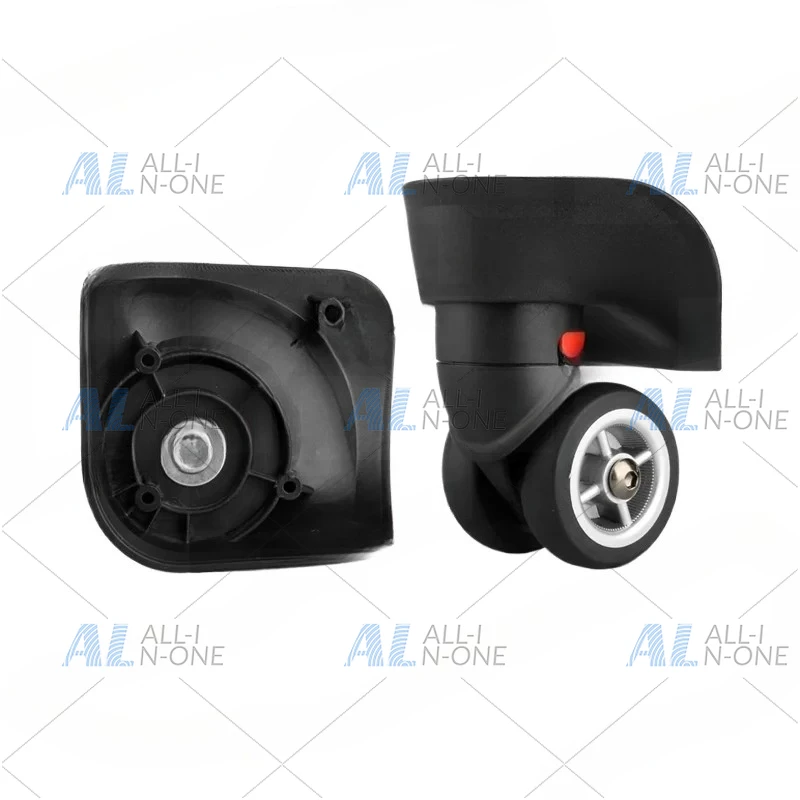 W083 Universal Replacement Luggage Wheels, 360° Swivel Casters for Suitcase Repair & Maintenance