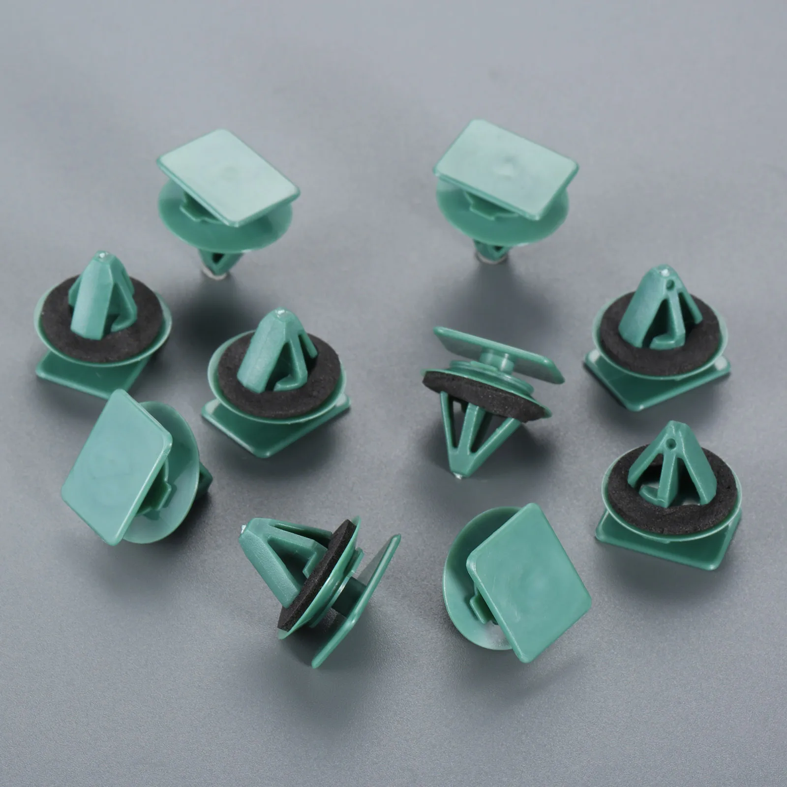 10Pcs Green Fastener Automotive Plastic Clip,Mazda Side Skirt Moulding Clips,For Mazda MX5 (2016)/CX3 (2016),Automotive Parts