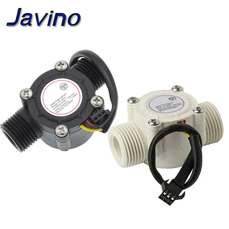 Water Flow Sensor DC 5-18V Flowmeter Hall Flow Sensor Water Control Liquid Flow Sensor Switch 1-30L/min 2.0MPa YF-S201