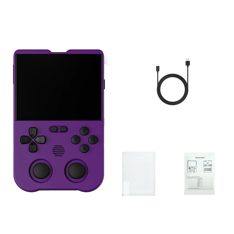 QWE-XU10 Game Console 3.5 Inch IPS Scherm 256G Arcade Retro Dual Joystick 3D Game Player RK3326S 64Bit 3000Mah