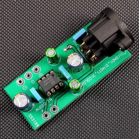 Assembled DRV134PA Single Ended To Balanced Converter Board Mono For HiFi Power Amplifier DAC