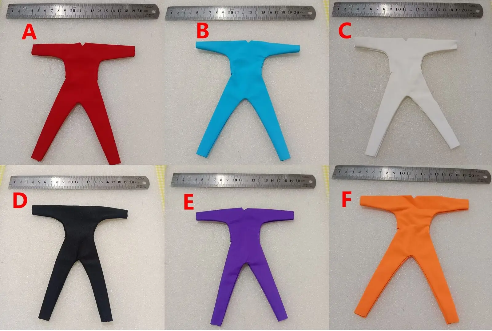 [GEEN figuur] Schaal 1/12 meerkleurige stoffen jumpsuit voor 6'' MUFF TOYS ADAM WWE