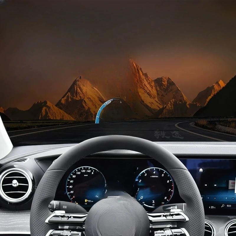 Retrofitting a hidden dedicated head-up display