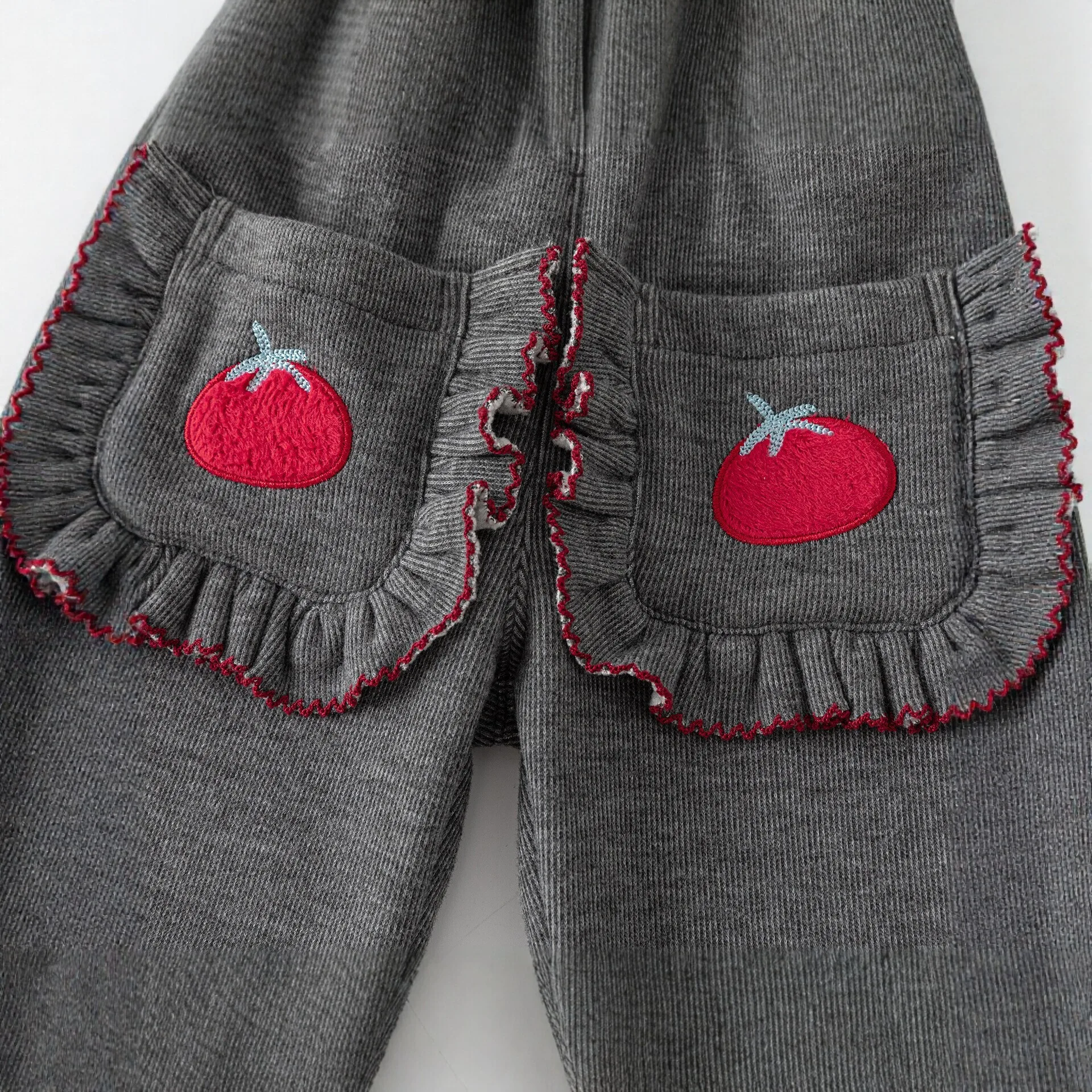 Girls 2026 Autumn Pants 2026 New Style Baby Girl Lace Childrens Casual Long and Micro Flared Pants