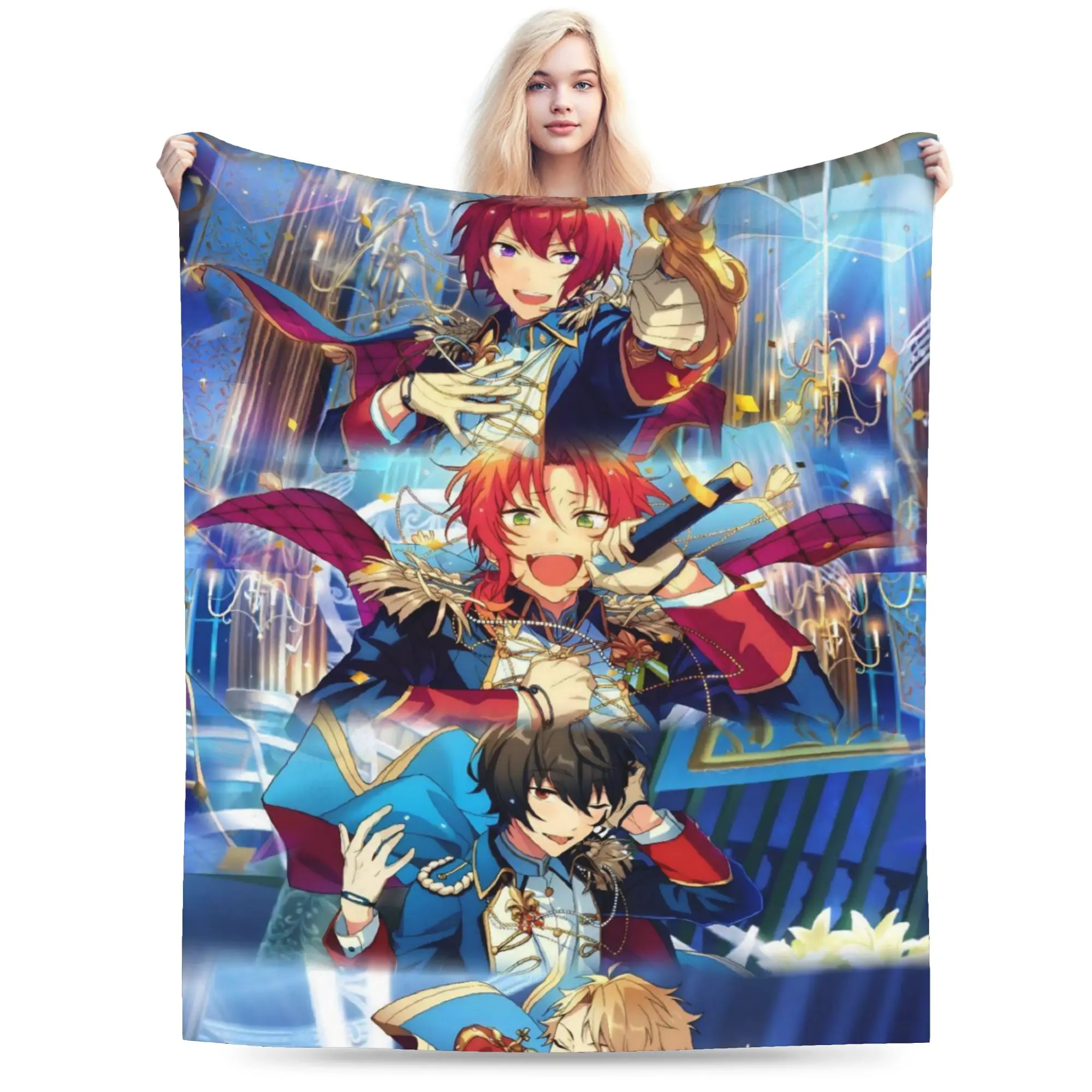E-Ensemble-Stars Accessories Blanket Ultra Soft  Throw Blankets for Couch 50x60 Inches Multiple Sizes Bedding Throws