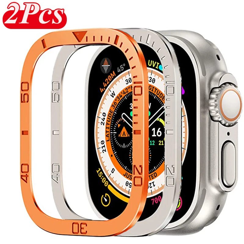 2PCS Tempered Glass For Apple Watch Ultra 49mm Screen Protec