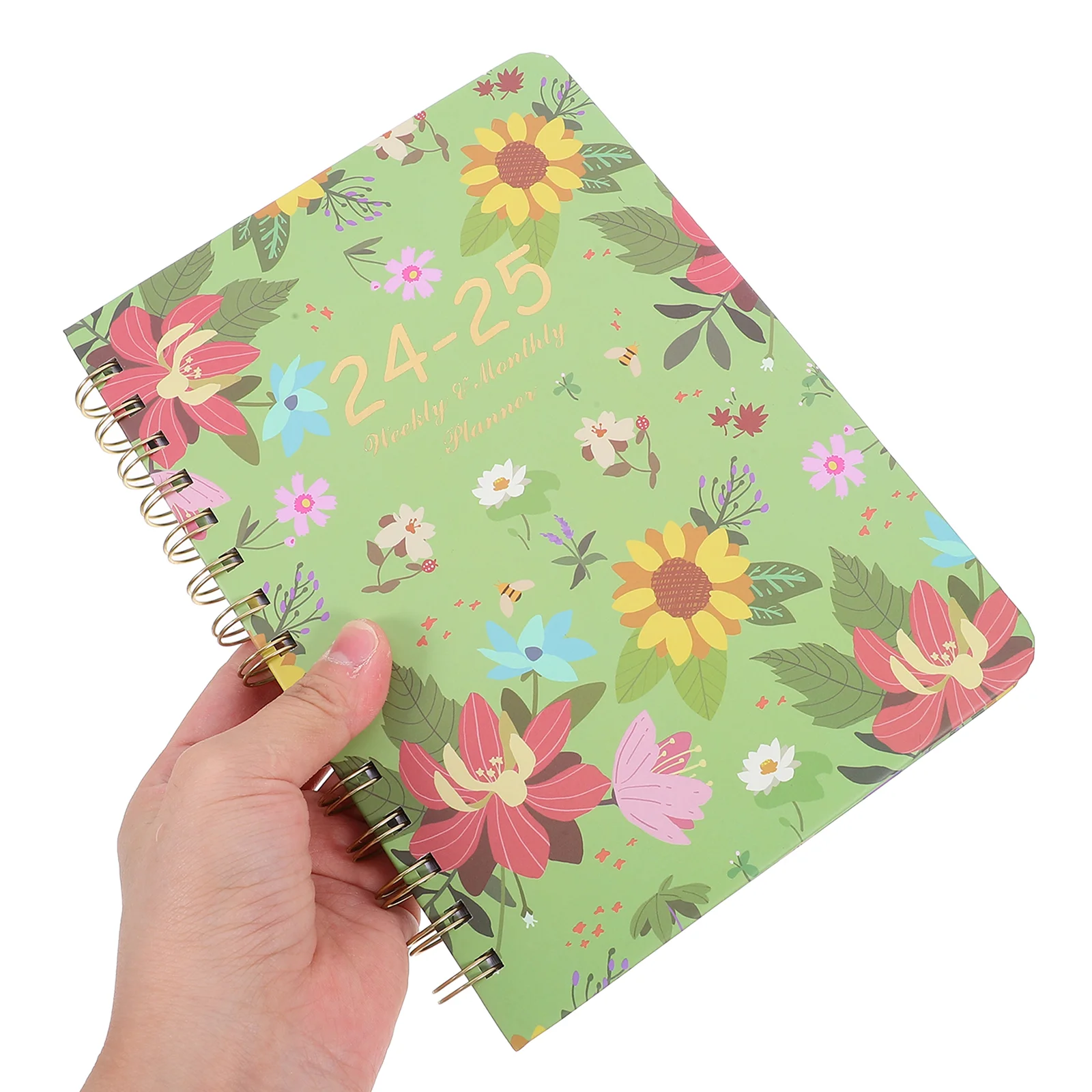 2024 -2025 Notebook Work Notepad to Do Academic Calendar Weekly Monthly Planner Hardcover