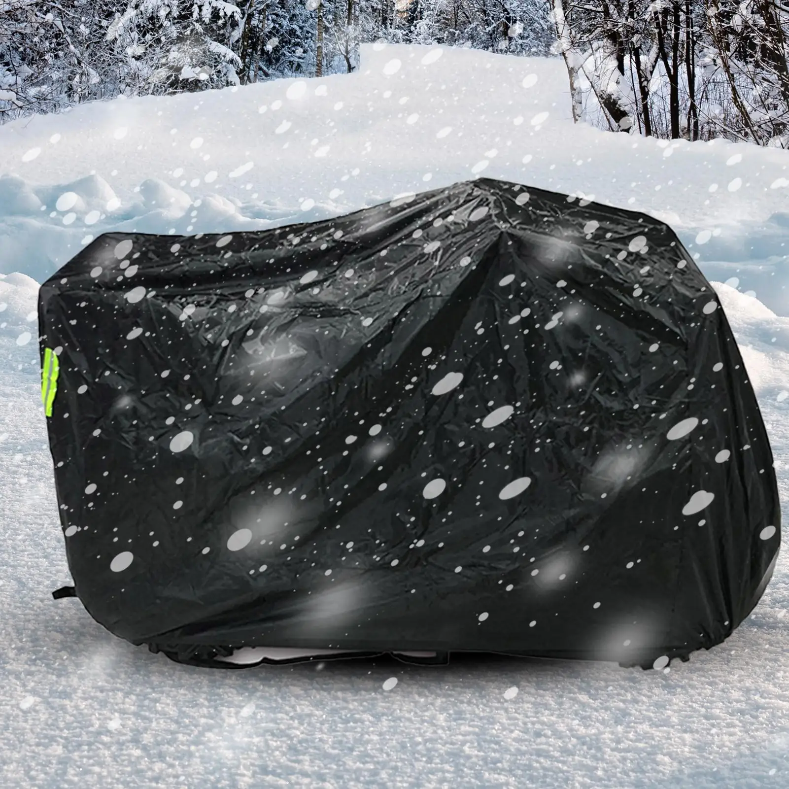 4-Wheel ATV Cover UV Protection Oxford Cloth Protector 4 Wheel Quad Protective Cover for Outdoor Garage Rainy Day Drivers