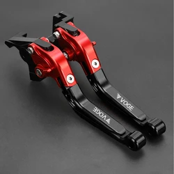 For LONCIN VOGE 650 500 DS 500R 650DS 500DS 500AC 525AC 525DS 525R Motorcycle Extendable Brake Clutch Levers Handle bar grips