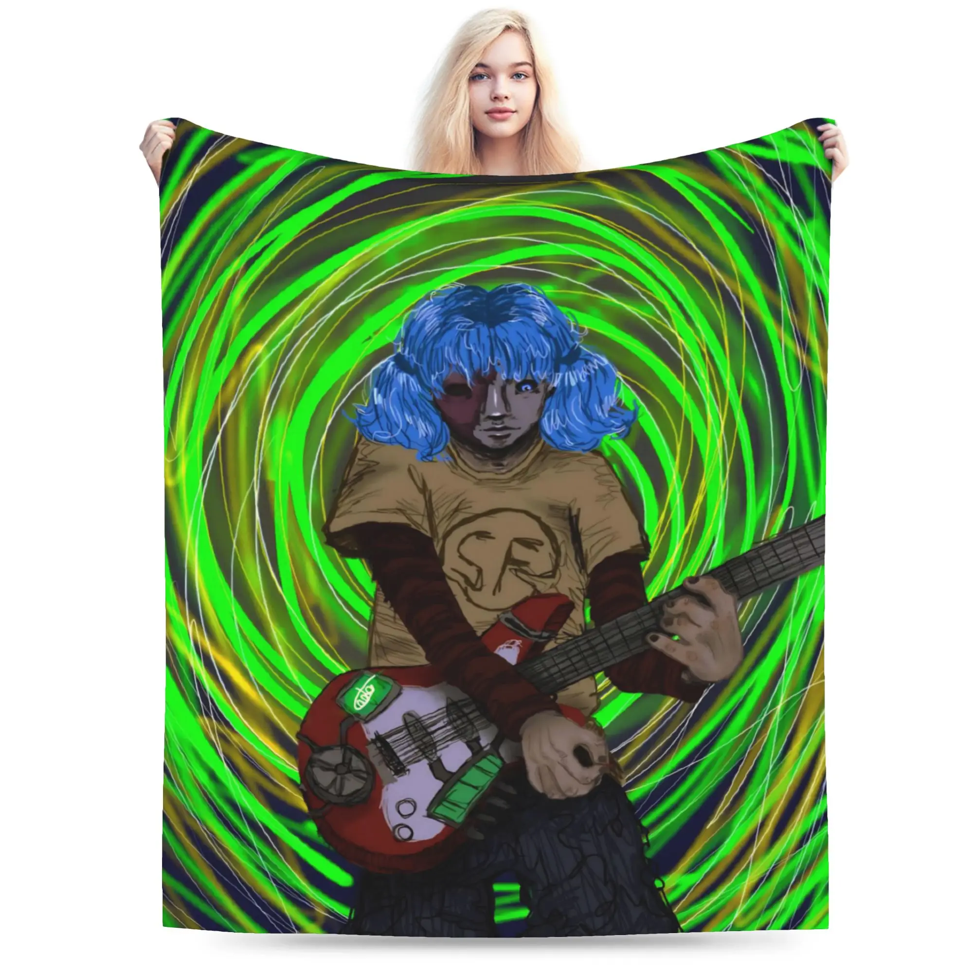  Sally Face Sal Fisher Indie Blanket Lightweight Thin Velvet Comfort Gifts  Throw Blankets Bedspread