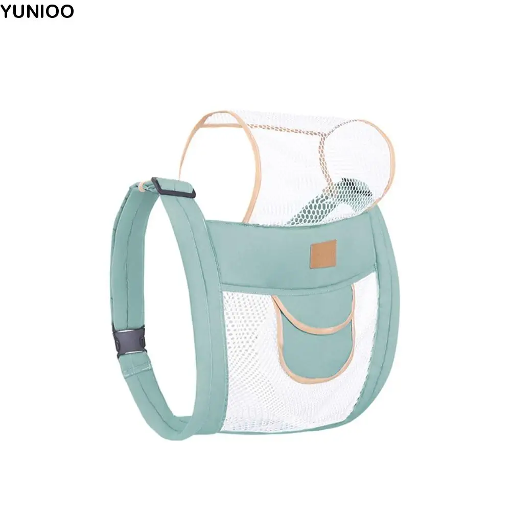 

Ergonomic Baby Carrier Head Support Net Breathable Infant Backpacks Holder Cross Straps Double-sided Baby Carring Bag Mom