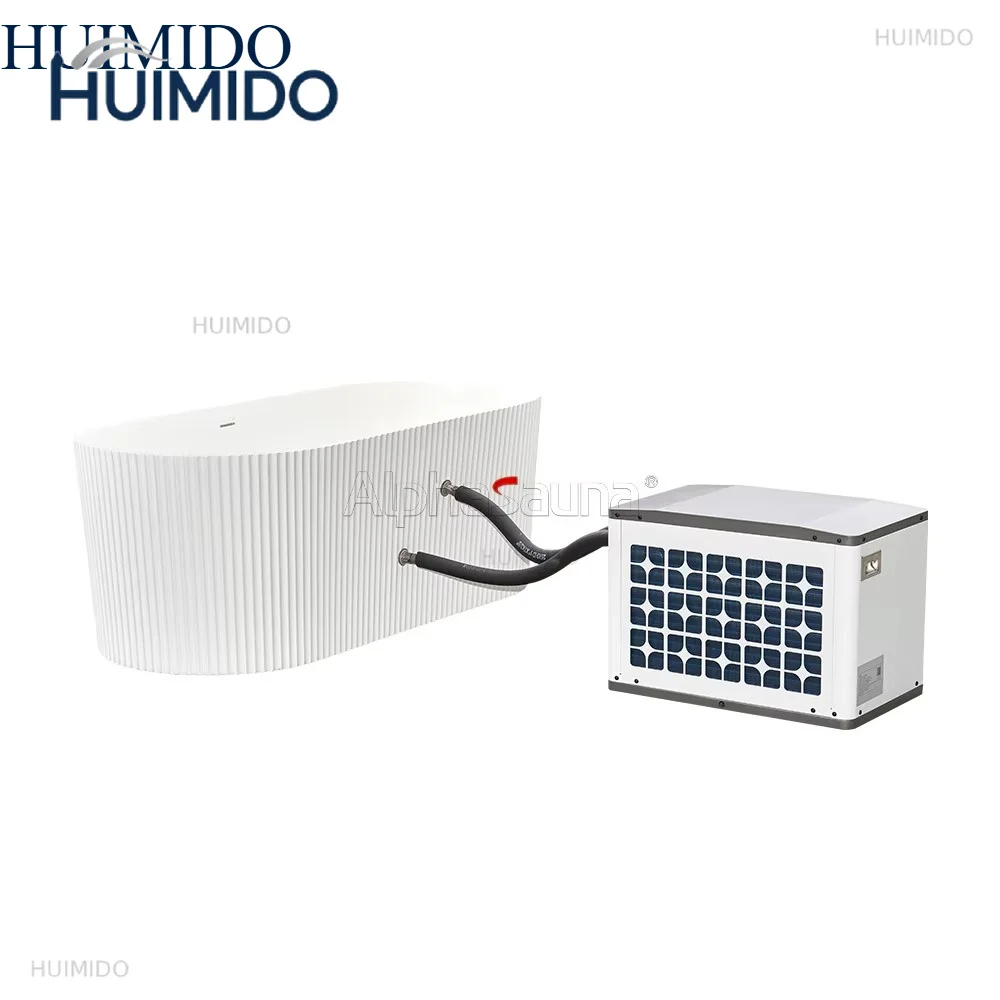 White acrylic ice tub with water cooler, hot and cold bath, best product