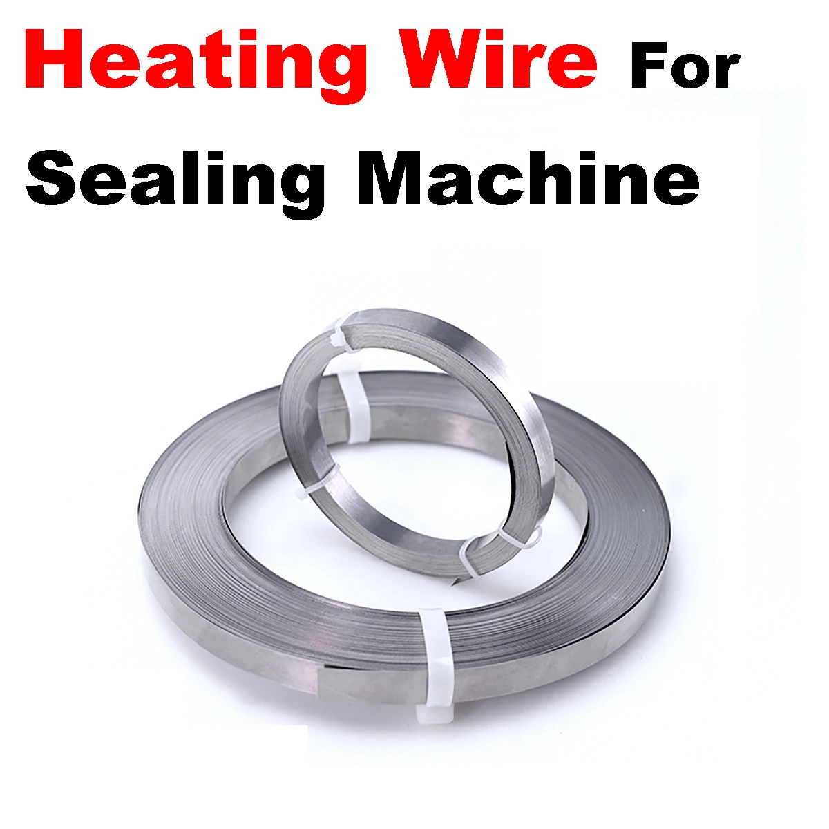 10Meter Sealing Machine Heating Wire Nickel-chromium Alloy Flat Strip Vacuum Machine Packaging Machine Heating Strip