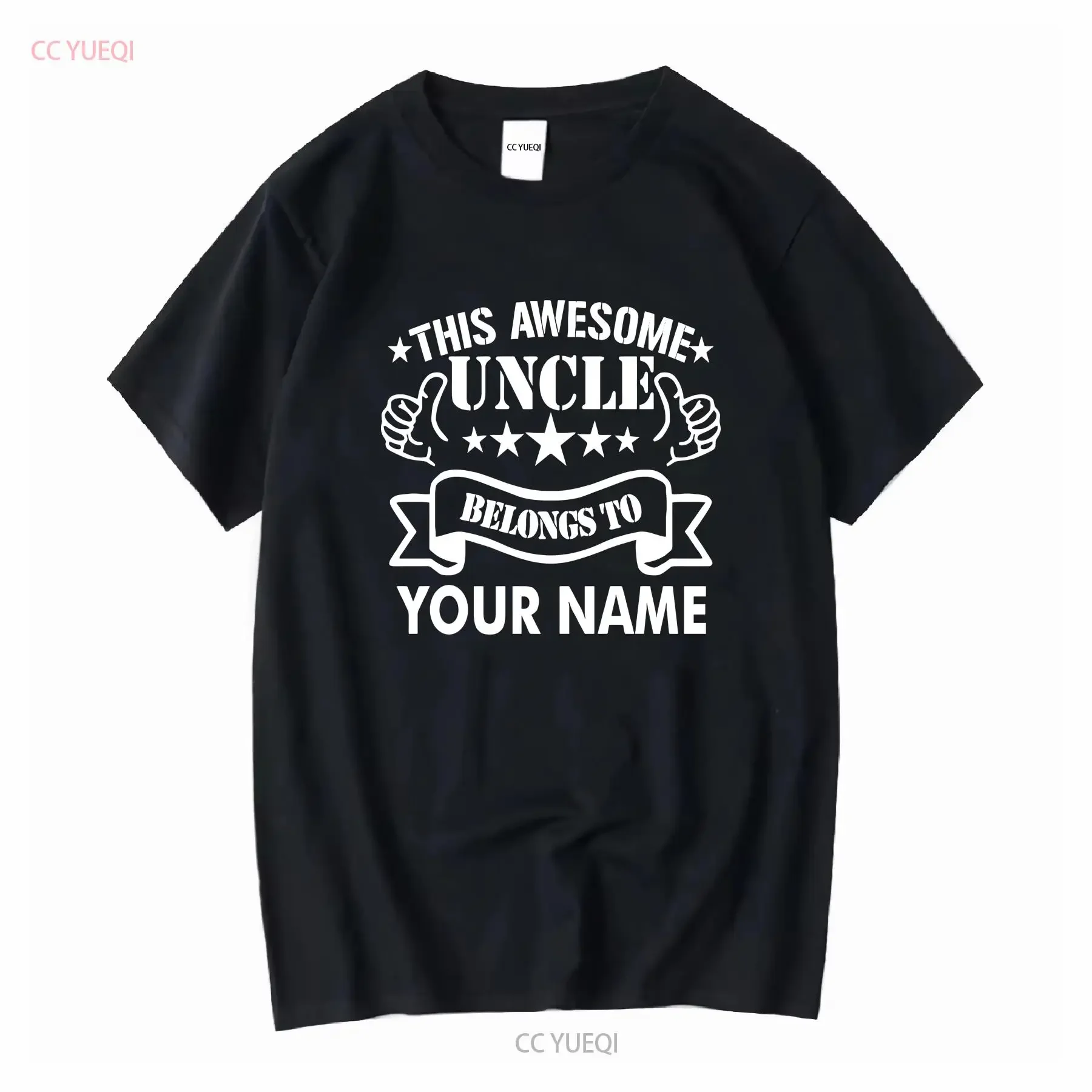 T-shirt personnalisé, ce oncle génial appartient à votre nom, superbes meilleurs cadeaux d'anniversaire fantastiques et amical, hauts vintage