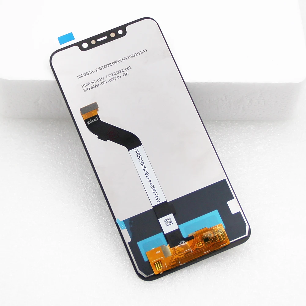 6.18” AMOLED For Xiaomi Poco F1 Screen with Frame, For Xiaomi Pocophone F1 PocoF1 LCD Display Touch Screen Digitizer Replacemen