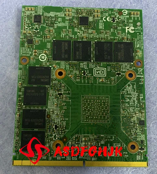 Original MS-1W091 VER1.0 GTX 670Mx 4GB GPU GDDR5 Video VGA CARD FOR MSI GT70 GT60 ms-16f3 ms-1762 ms-16f4 ms-1763