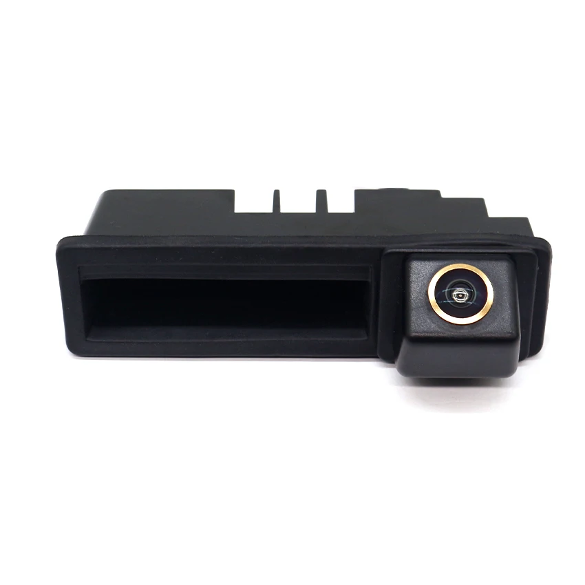 Caméra de recul CCD HD AHD Fisheye pour Audi A3/S3/RS3 (8P) 2003 ~ 2012, poignée de coffre de voiture, moniteur de stationnement inversé, Vision nocturne