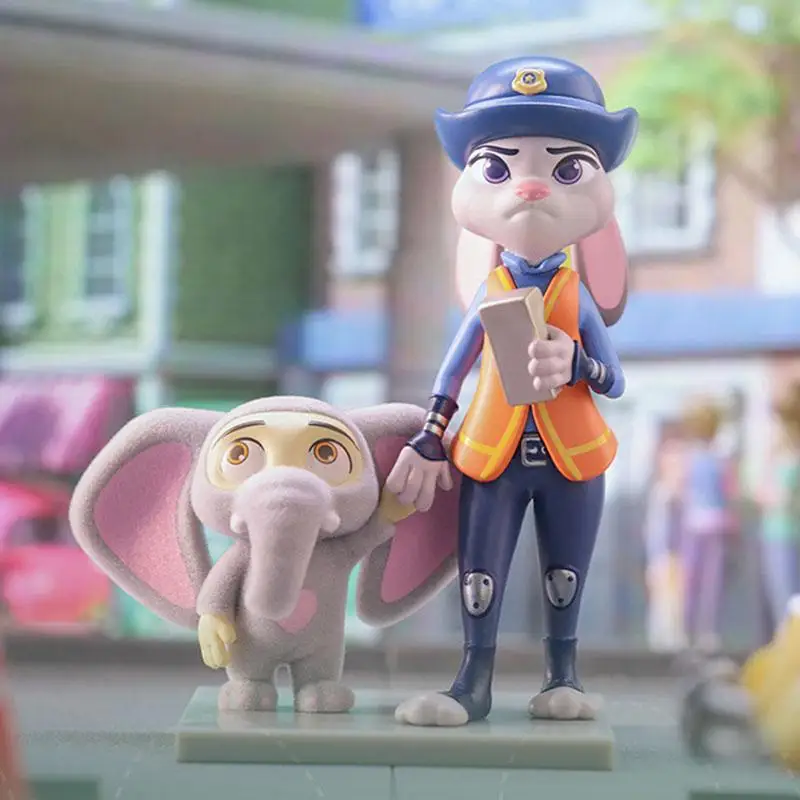 ديزني الطرفية Zootopia سلسلة صندوق أعمى العصرية اللعب الشكل سطح المكتب زخرفة هدية جميلة نيك وايلد جودي هوبس