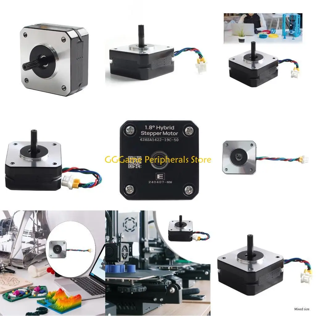 

U55B Stepper Motor Bipolar Step Motor for MK4 Extruder 3D Printers 12V 1.0A 4Lead 1.8 Degree with Cable