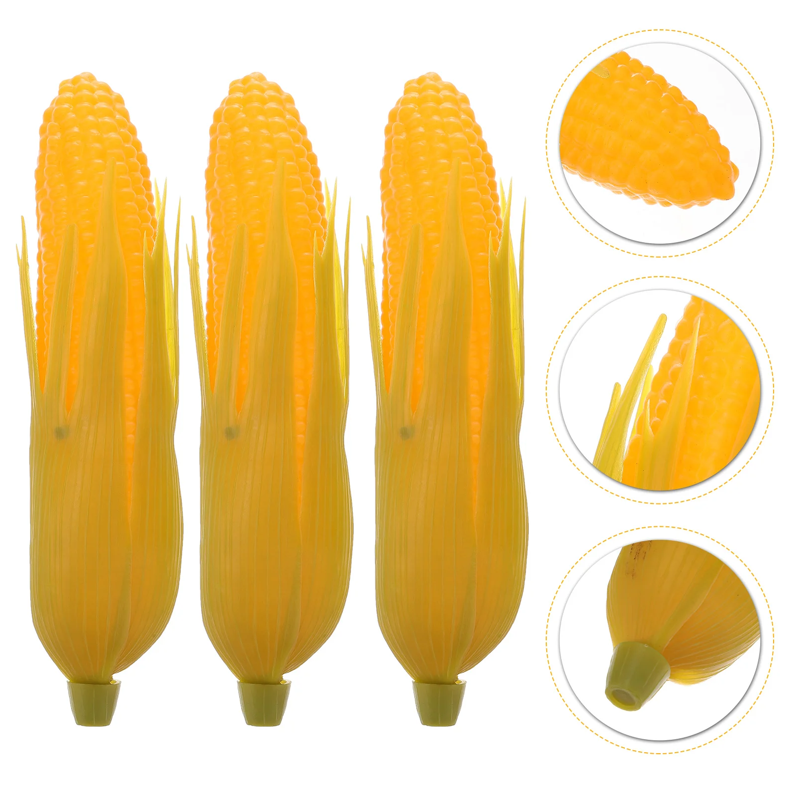 

3 Pcs Halloween Child Artificial Outdoor Plants Fake Corn on The Cob for Decoration