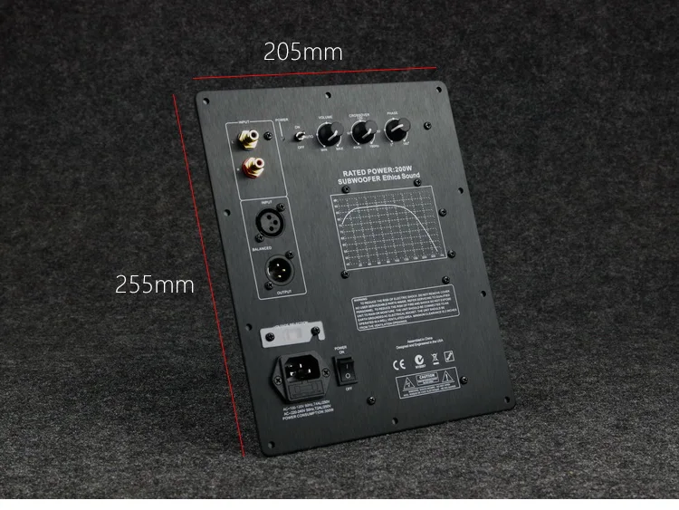 110/220V HIFI Mono 200W Heavy Subwoofer Digital Active Power Amplifier Board Pure Bass Professional Home Audio System