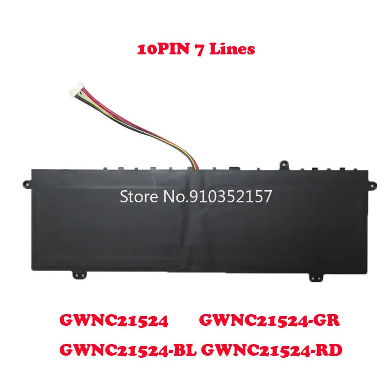 Batería de ordenador portátil para Gateway GWNC21524, GWNC21524-GR, GWNC21524-BL, 5000mAh, 38Wh, 7,6 V, 10 pines, 7 líneas, nueva