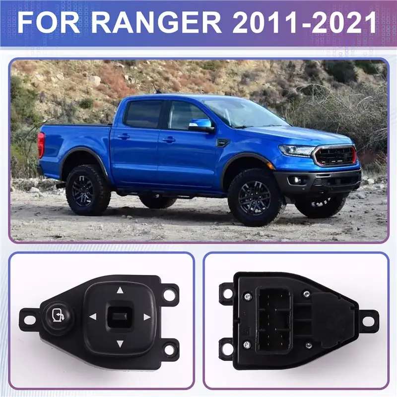 ABQB-AB39-17B676-AA AB39-17B676-BA For Ford Ranger 2011-2021 Rearview Mirror Switch Reversing Mirror Control Unit view 3