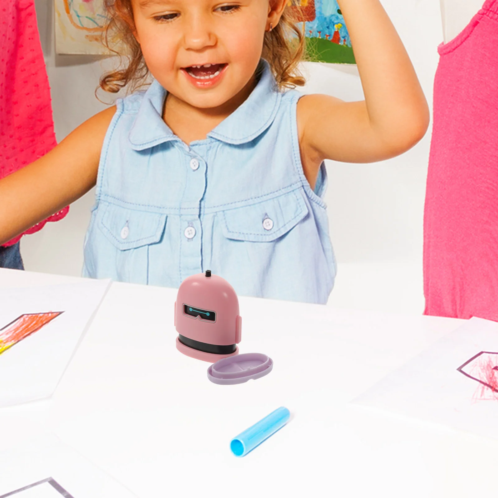 Stempelroboter für Kinder, praktische Kleidung, interessanter Name, PP-Stempel für Kleinkinder