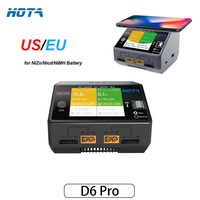 HOTA D6 Pro EU/US AC 200W DC 650W 15A 2X325W 2X15 Smart Battery Charger Discharger Lipo Charger For Rc Drone Spare Parts