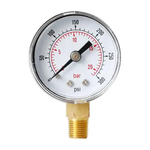 Utility Pressure , Water , 0-300 PSI 0-20 Bar, Manometer Tool