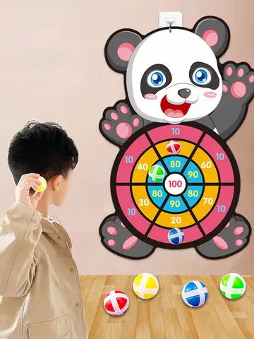 Jungle Animal Dart Plate Board Panda Safari Birthday Party Favors Kids Baby Shower Party Decoration Guest Children Toys Gifts