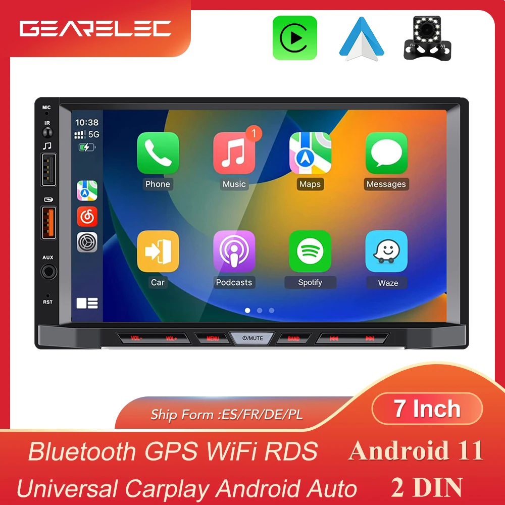 Android 11 2 Din Car Radio Universal 7