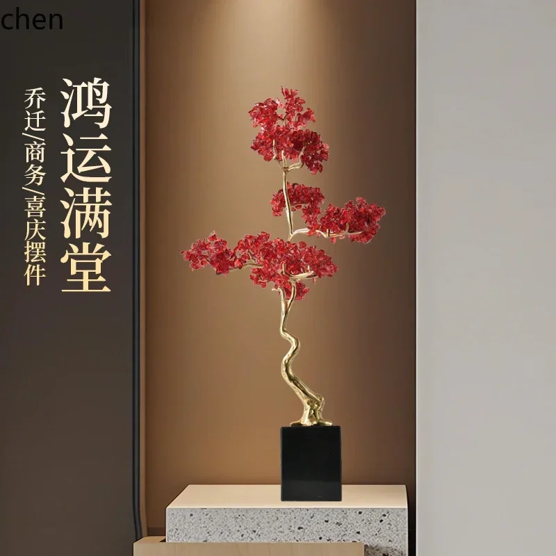 bj-a Light Luxury Lucky Crystal Ornament for Living Room High-end TV Cabinet Side Entrance Decoration Housewarming New Home