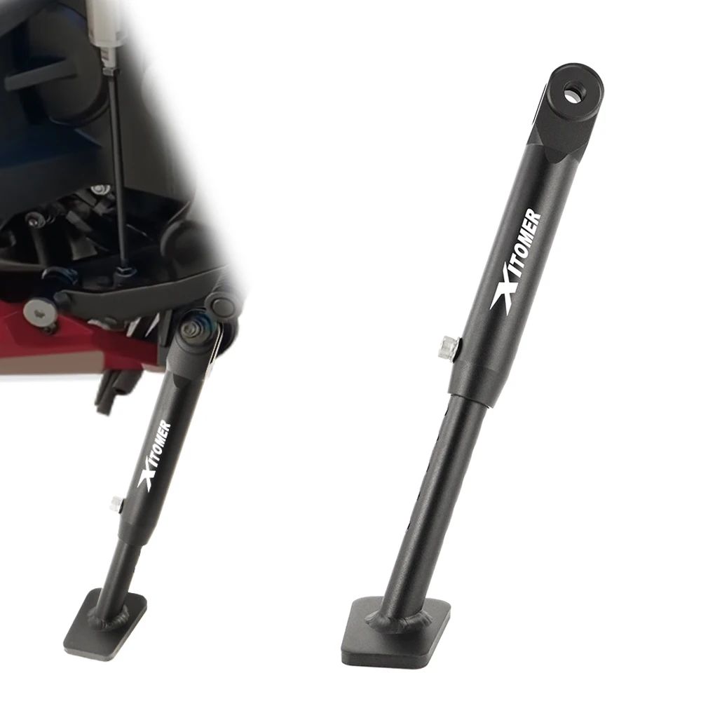 

Adjustable Side Stand Holder Kickstand For Honda CBR650R 2019-2024 CB650R 2019-2025 CBR650F CB650F 2014-2018 Motorcycle Aluminum