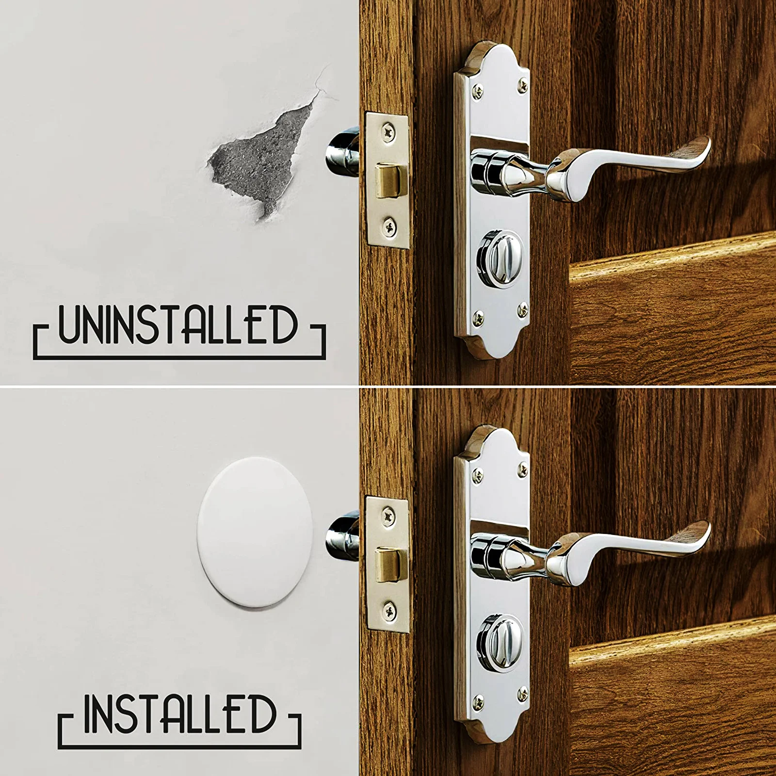 

10Pcs Self Adhesive Door Stopper Silicone Wall Protector Sound Dampening Pads Cabinet Cushion Door Handle Bumper Protector