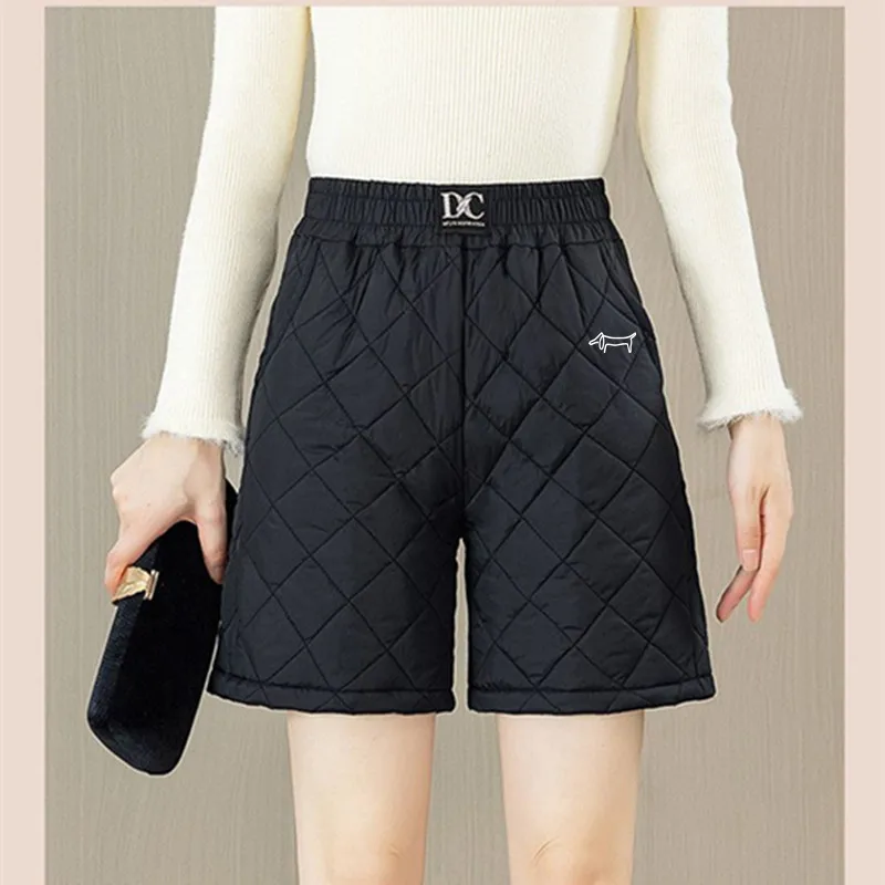 골프 반바지 Autumn Winter Golf Wear Women 2024 Luxury Brand Golf Shorts High Waist Down Cotton Straight Shorts Women Golf Clothing 말본