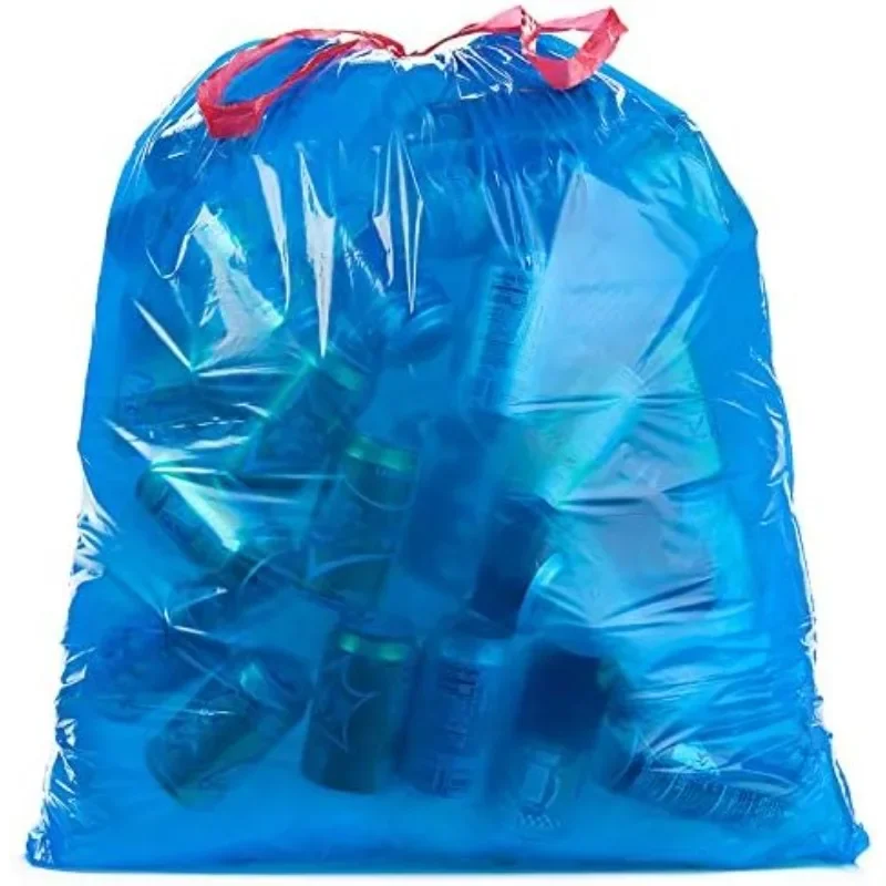 Blue Recycling Bags 33 Gallon 0.9 MIL, 33.5