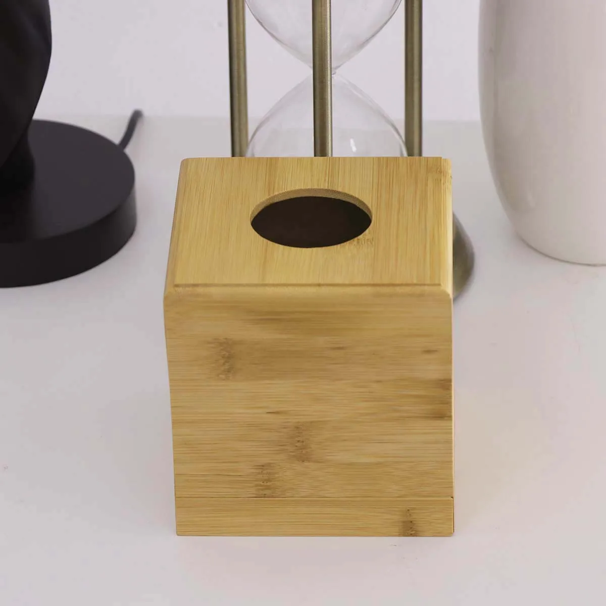 

Wooden Tissue .50x11.50x8.50cm Stylish Cover for Living Room Bathroom Kitchen Dining Table Wood Tissue Box