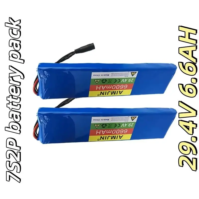 NEW 7s2p 24V 6600MAh Battery 18650 Lithium Ion Battery 29.4V 6.6mAh for Electric Scooters Balancing Scooter