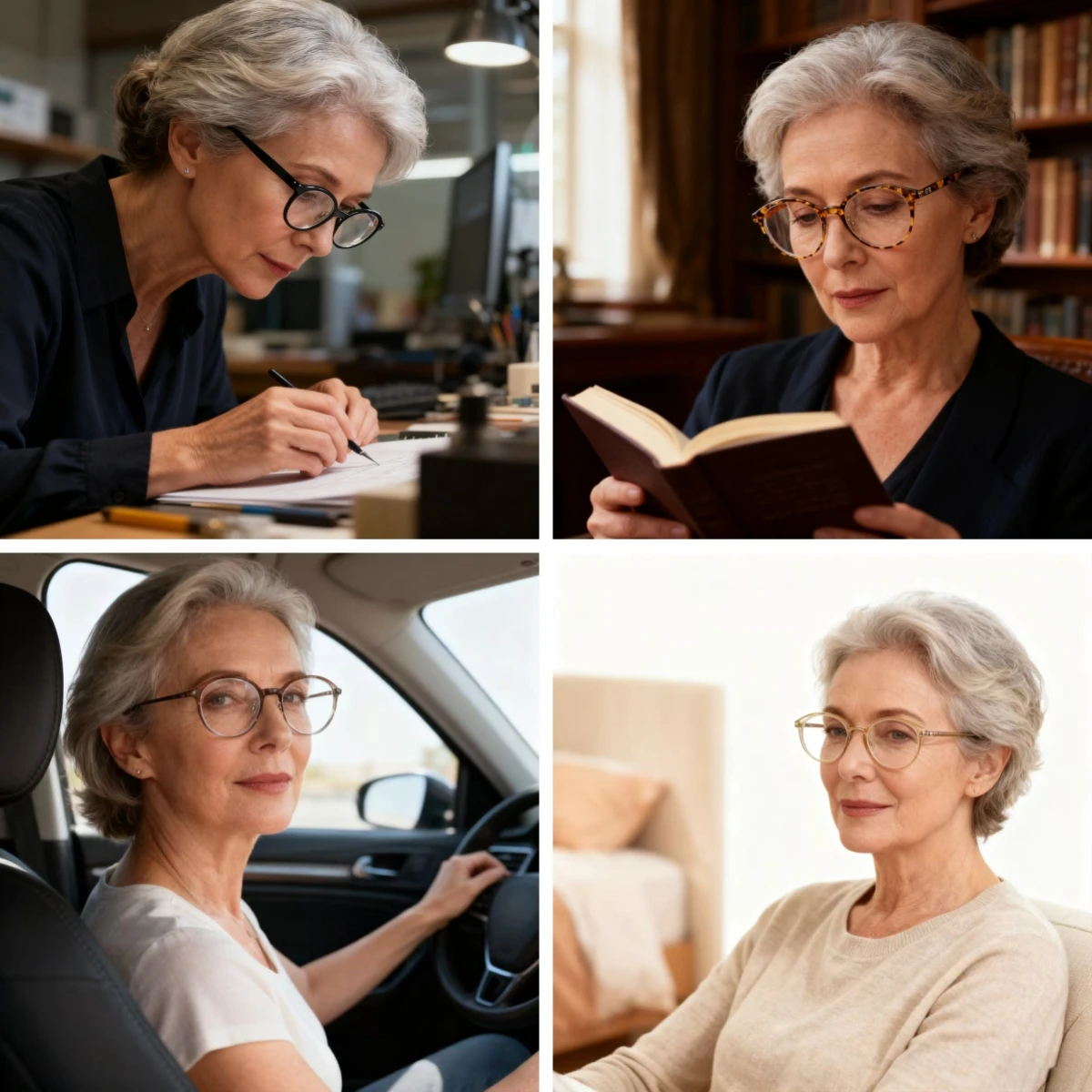 MODFANS Oversized Reading Glasses For Women and men,Classic Round Sunglasses Readers Frame with Spring Hinge +0.5 ~ +4.0