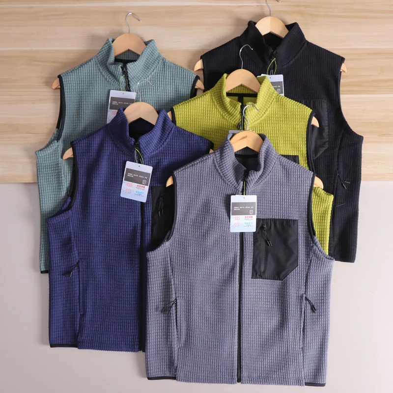 

Двусторонний жилет для отдыха на открытом воздухе для мужчин и женщин, теплый ветрозащитный жилет для езды на велосипеде, модный городской осенне-зимний жилет