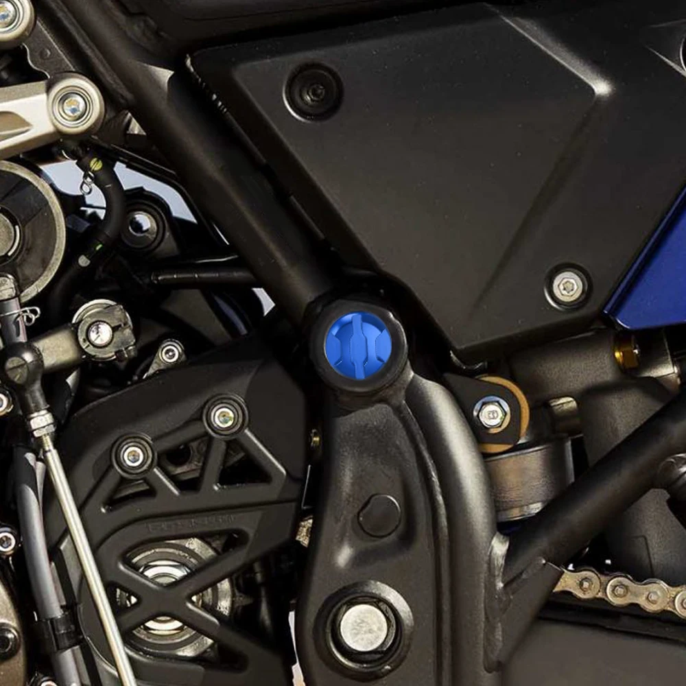 Tapas de cubierta de orificio para marco de motocicleta, enchufe para Yamaha XTZ700 Tenere 700 World Raid 2022-2024 Tenere 700 XTZ 700 T7 2019-2024 2023 21