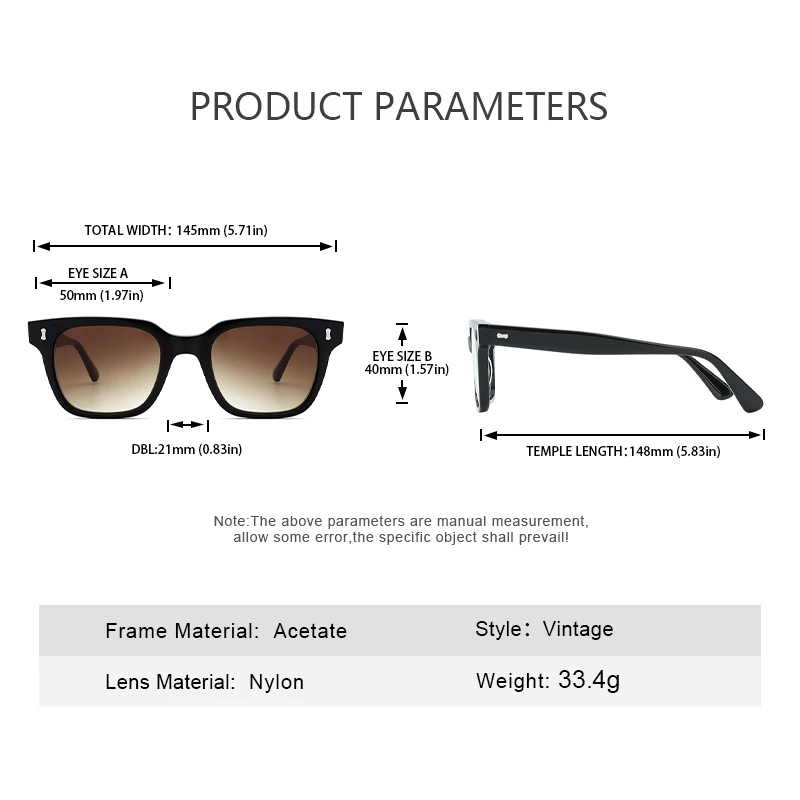 Okulary przeciwsłoneczne FocusAid 2025 w stylu retro, duże oprawki, kolorowe, markowe, designerskie, luksusowe, z octanu, z filtrem UV400 i antyrefleksyjnym powłoką.