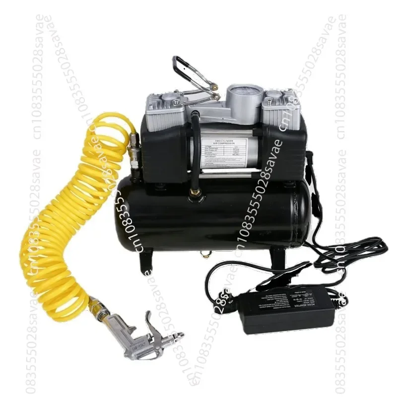 petit-compresseur-d'air-pompe-a-air-pour-voiture-portable-sans-huile-silencieux-mini-220v-12v-reservoir-d'air-pour-peinture-automobile
